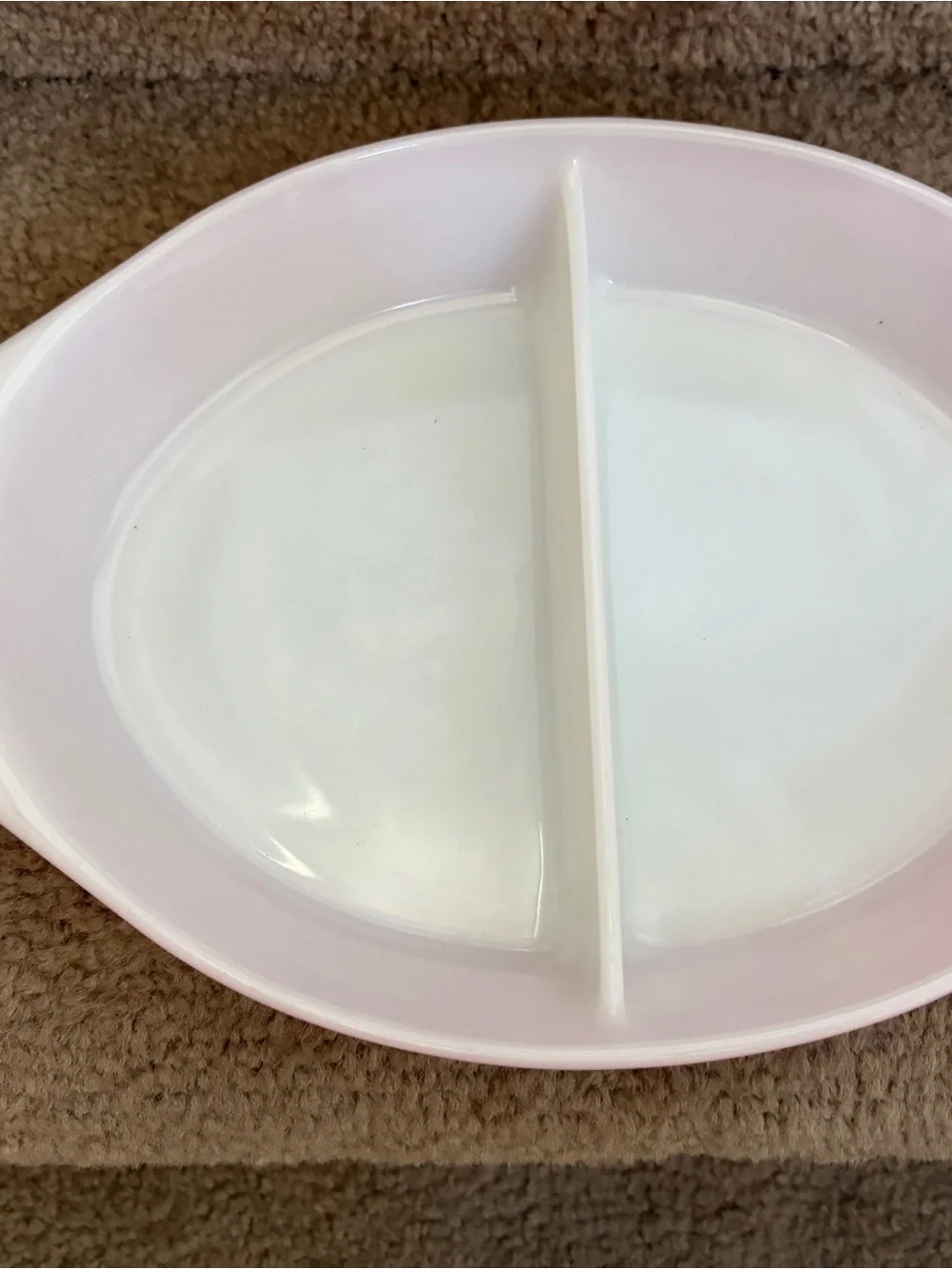 Pyrex Pink Daisy Divided Serving Dish Excellent vintage condition